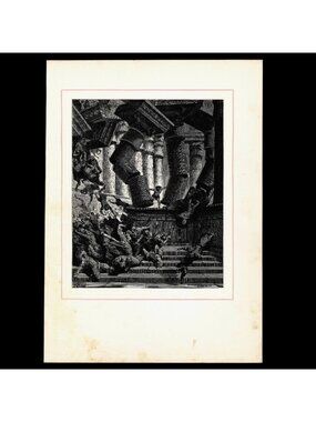 The Death of Samson - Gustave Doré 1953 Limited Edition Plate - Copy 143